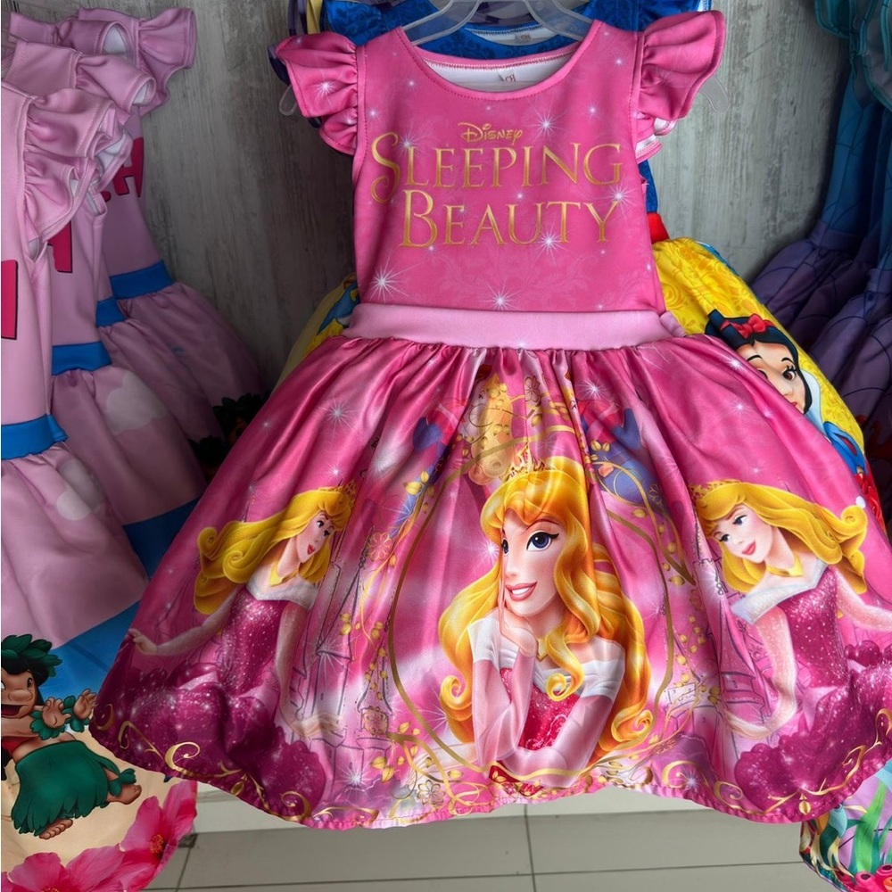 Disney Pink Sleeping Beauty Dress